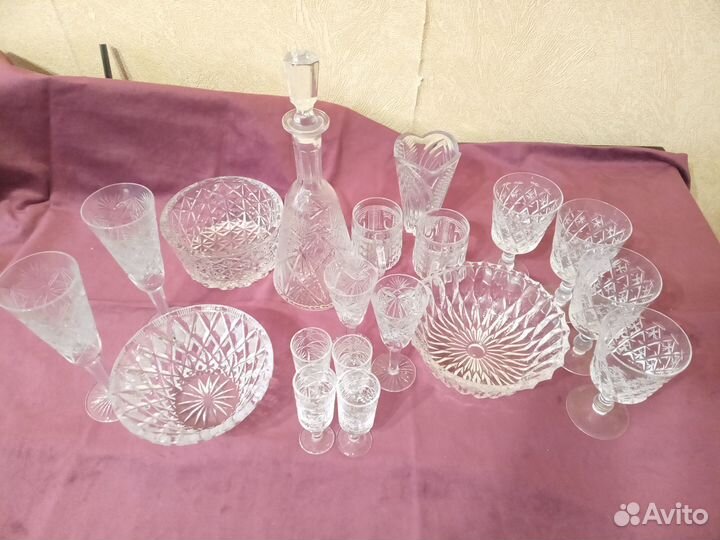 Посуда стекло,хрусталь СССР