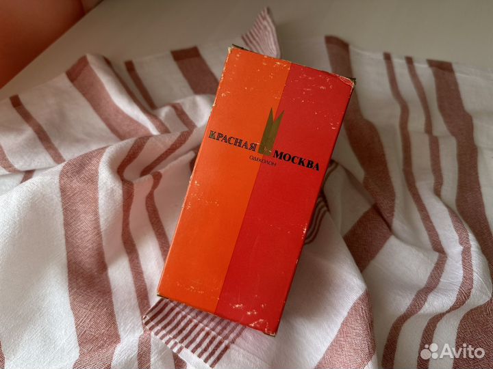 Одеколон Красная Москва фабрика Новая Заря винтаж