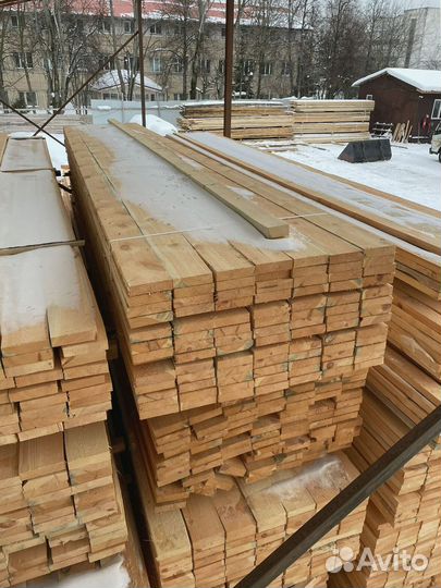 Доска обрезная 50х200х6000мм