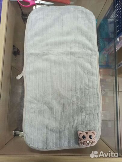 Полотенце с головой котенка микрофибра