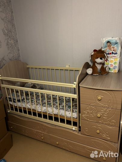 Кроватка детская трансформер