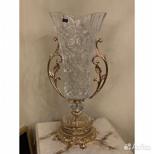 Ваза хрустальная италия