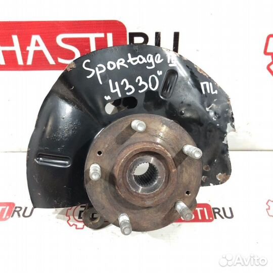 Поворотный кулак передний левый Kia Sportage III