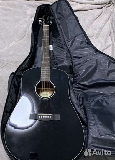 Гитара Fender CD 60 + чехол + настройщик струн