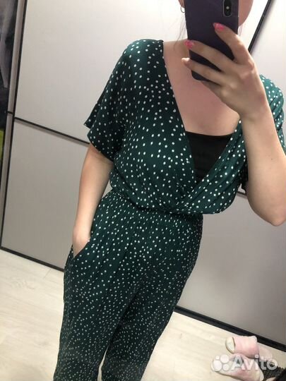 Комбинезон летний в горох