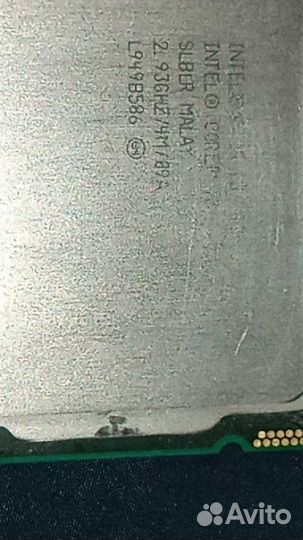 Материнская плата с процессором