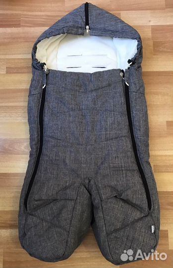 Конверт-муфта Stokke grey melange