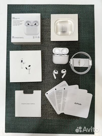 Наушники Apple AirPods 3 - 1:1 с оригиналом