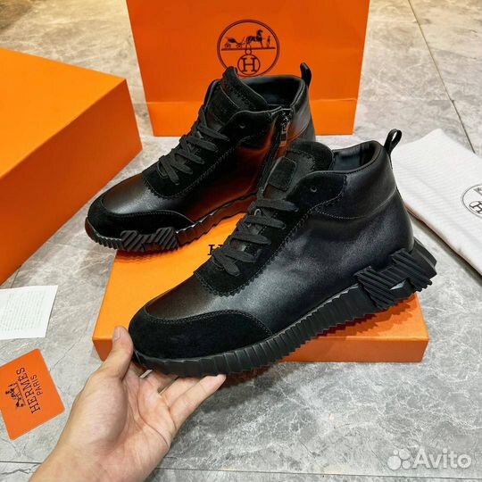 Кроссовки* высокие зима Hermes