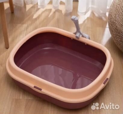Большой лоток для кошек с совочком