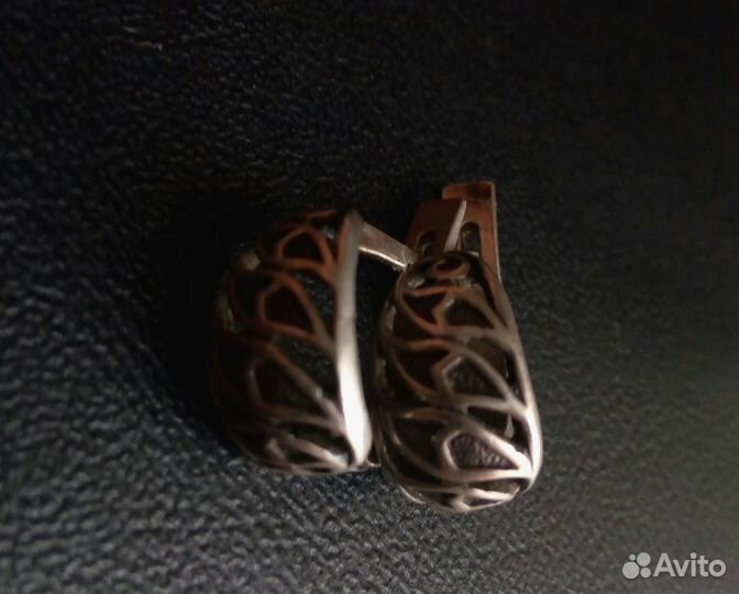 Серьги винтаж и кулон