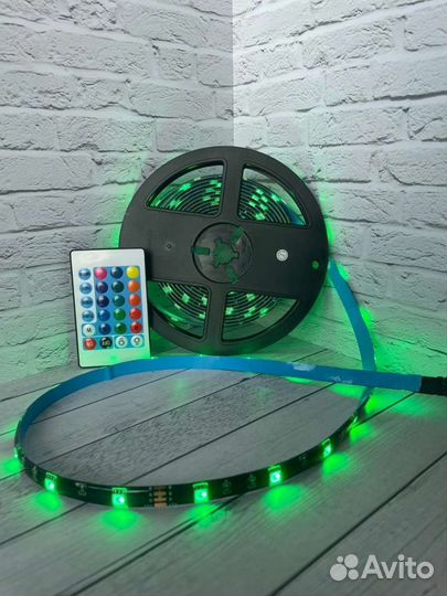 Led лента RGB с пультом 5м (лэд лента ргб)