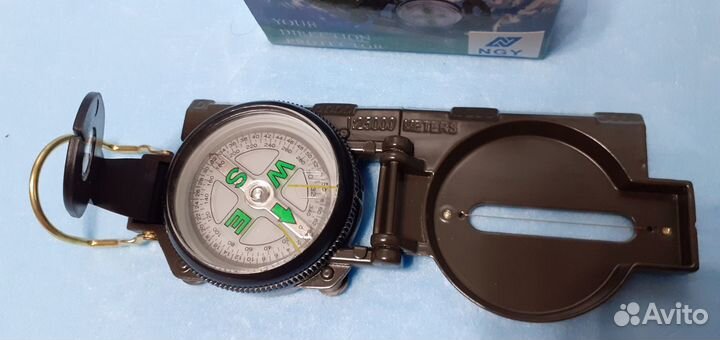 Компас жидкостный Lensatic складной с линзой