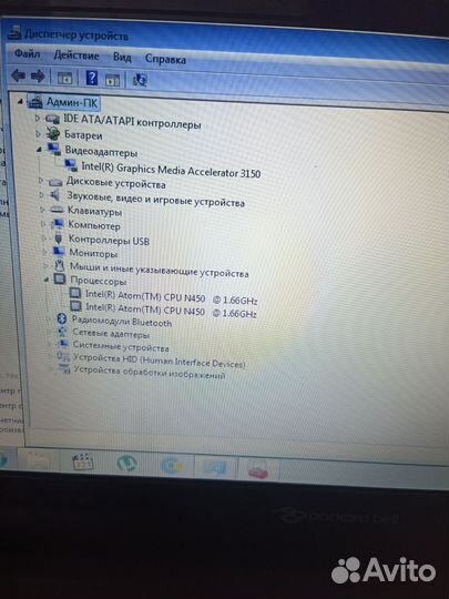 Нетбук packard bell