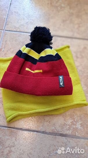 Шапка и снуд для мальчика 5-6 лет