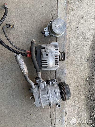 Генератор и компрессор кондиционера BMW X5 diesel