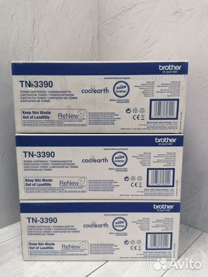 Картриджи оригинальные Brother TN-3390 разные