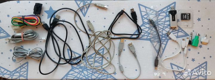 Кабели провода USB и другие, переходники
