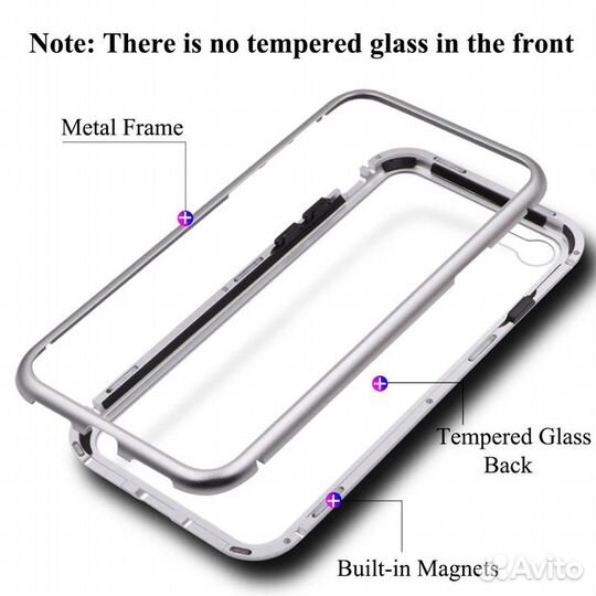 Магнитный чехол Samsung Galaxy S9+