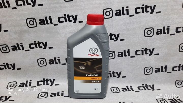 Масло Toyota Тойота 1л 5w-40