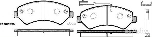 1275 01 77364318 колодки дисковые п Citroen