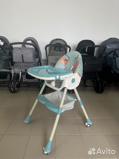 Стульчик для кормления Luxmom Q2 с принтом