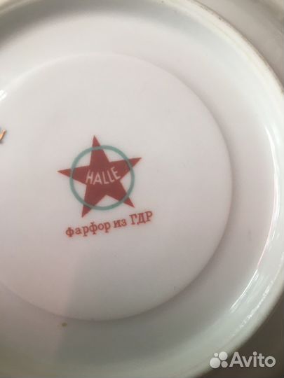 Чашка с блюдцем ГДР