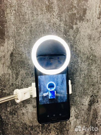 Селфи-кольцо вспышка фронтальная IOS, Android