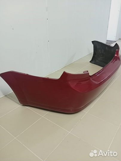 Бампер задний chevrolet lacetti седан красный