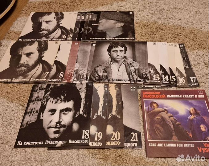 Виниловые пластинки В. Высоцкий