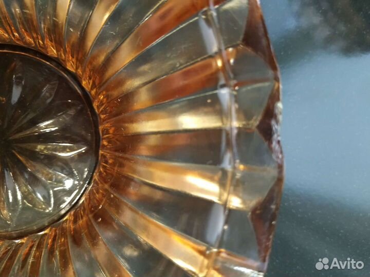 Вазочка, сахарница розовое стек