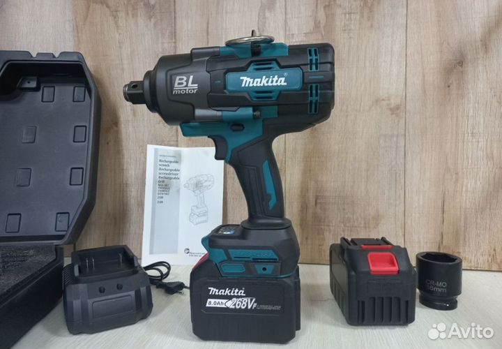 Гайковерт аккумуляторный грузовой makita 2000нм