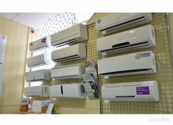 Сплит система с установкой