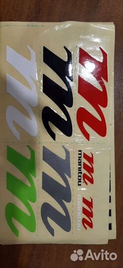 Наклейки от вилки велосипеда manitou