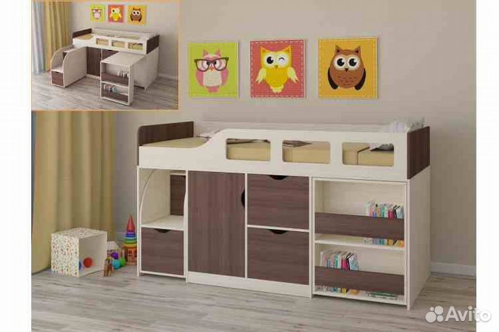 Кровать чердак 