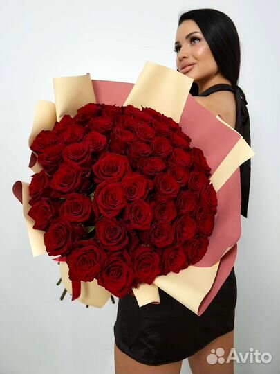 Букет из 51 розы. Доставка