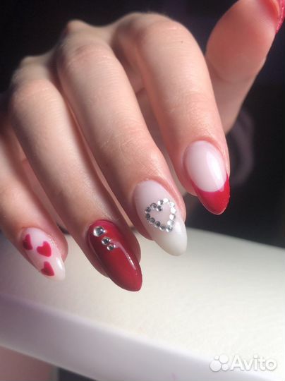 Маникюр,наращивание гель лак