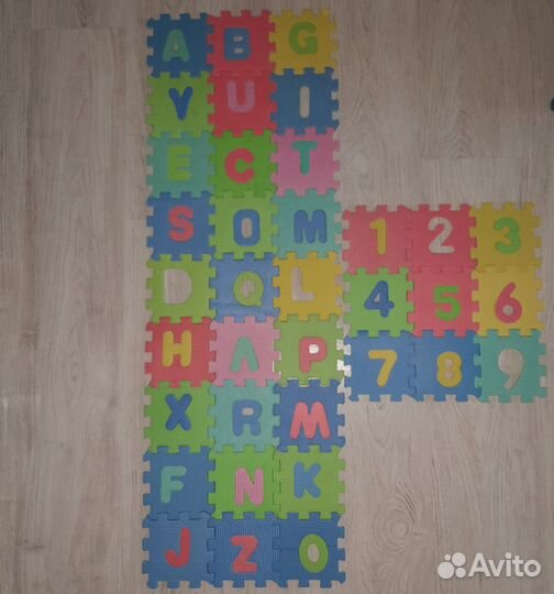 Мягкий коврик пазл