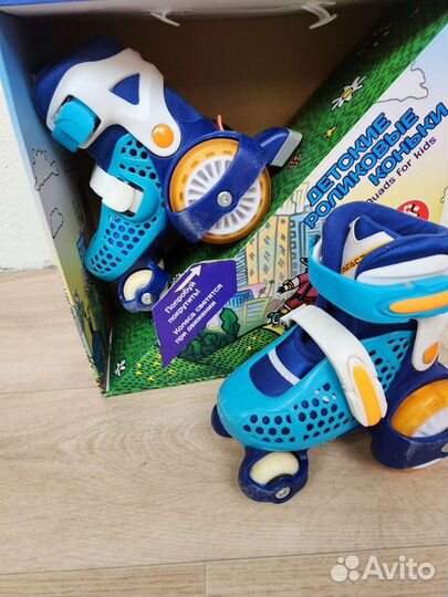 Роликовые коньки детские раздвижные