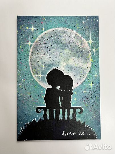 Картина акрилом