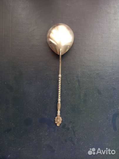 Ложка салатная серебро 875'