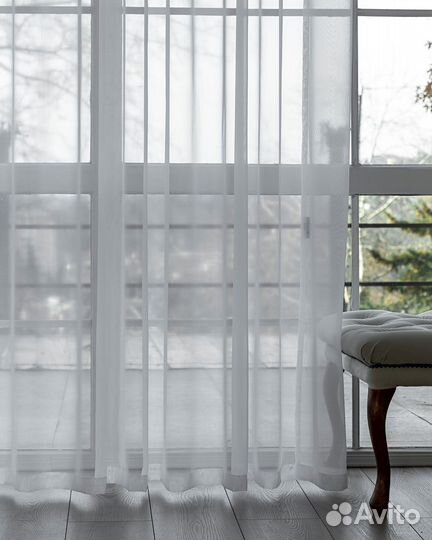 Комплект Шторы + Тюль Зарина Бронза и Вуаль