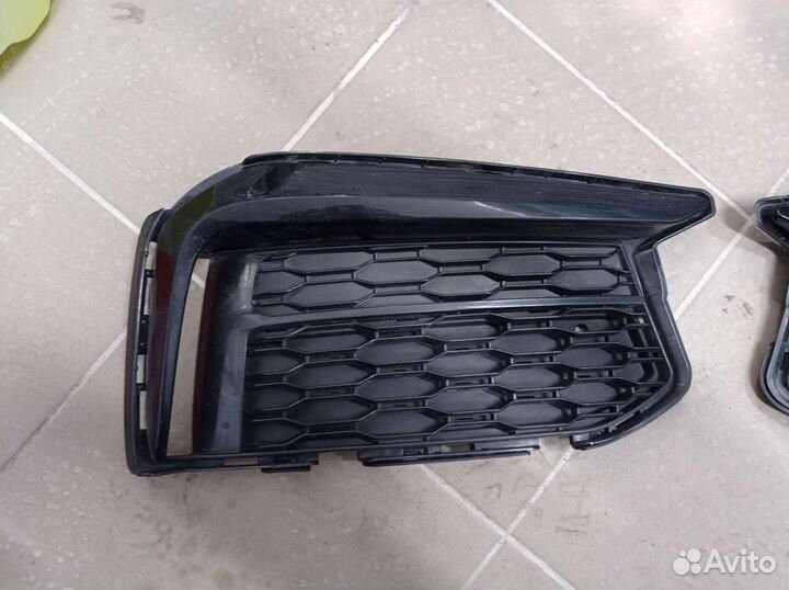 BMW g 30 решетки переднего бампера