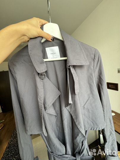 Тренч женский mango