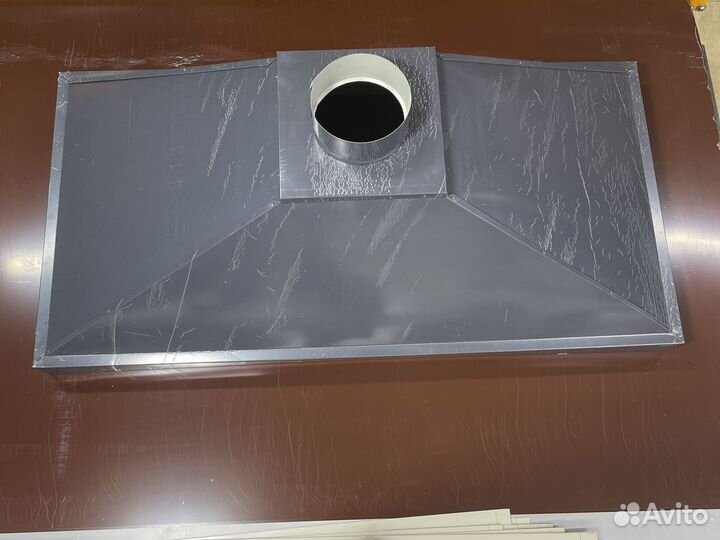 Зонт вытяжной 1200х2000 h400 (графитовый серый)