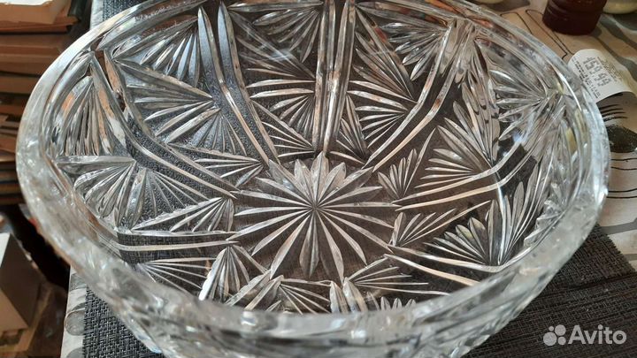 Ваза хрустальная СССР очень большая