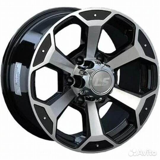 LS 187 7.5x18 6*139.7 ET46 DIA67.1 BKF Литой