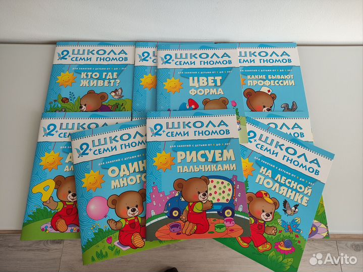 Тетради для занятий Школа семи гномов, 2-3 года