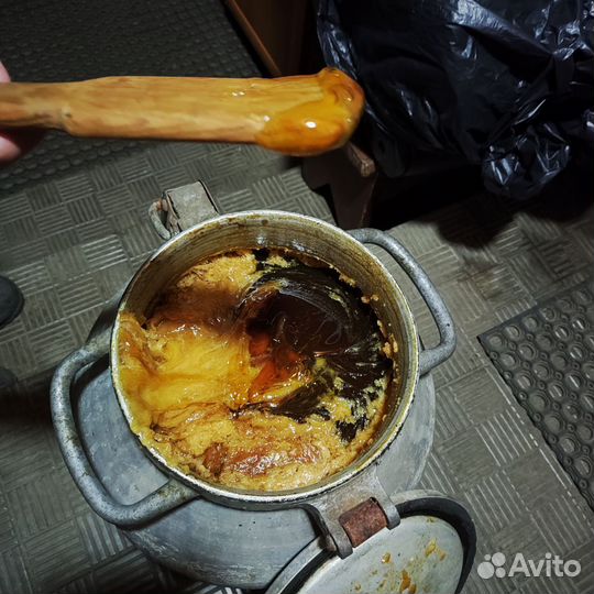 Фляга алюминиевая с мёдом