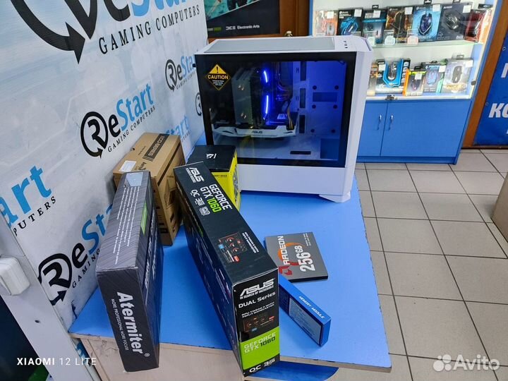 Игровой пк 8 ядер 16ddr4 SSD240 HDD1Tb GTX1060 3gb